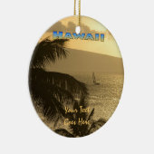 オーナメント: Lahaina Sunset #1 (Circle) セラミックオーナメント (右)