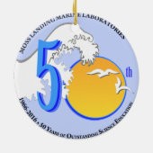 オーナメント: MLML第50の円形の波か太陽 セラミックオーナメント (裏面)