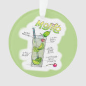 オーナメント- MOJITOのレシピのカクテルの芸術 オーナメント (正面)