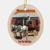 オーナメント: Stagecoach Ride #1 （円） セラミックオーナメント (左)