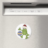 オーナメントTシャツとギフト付きサンタフロッグ マグネット (インサイチュ (食洗機))