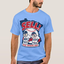 オーナーたちを今すぐ売ってしまえ 野球デザインTシャツ