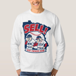 オーナーたちを売り飛ばせ!ベースボールTシャツ Tシャツ