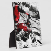 オーナーザマウンテンモトクロスダートバイクレーサー フォトプラーク (側面)