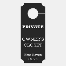 オーナーズクローゼット短期レンタルバケーションホーム ドアノブサイン