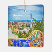 オーナーフォトバルセロナ2面アユニークート セラミックオーナメント (左)