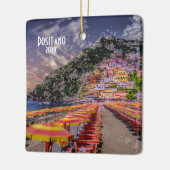 オーナーフォトポジターノアマルフィコーストトラベル土産 セラミックオーナメント (左)