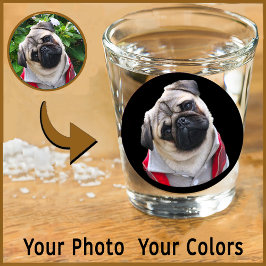 オーナー様だけのオリジナルペット(犬)グッズ 写真入りギフト ショットグラス