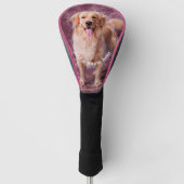 オーナー様の犬ギフトペット オーダーメイド ゴルフヘッドカバー (正面)