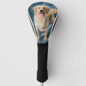 オーナー様の犬ギフトペット オーダーメイド ゴルフヘッドカバー (正面)