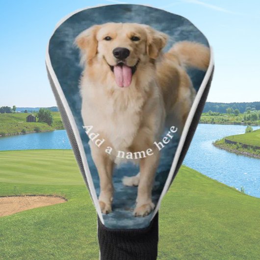 オーナー様の犬ギフトペット オーダーメイド ゴルフヘッドカバー