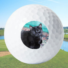 オーナー様の猫をデザインしたギフトペット ゴルフボール