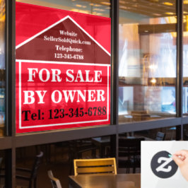 オーナー販売中 大胆な 現代の不動産 ウィンドウサイン