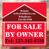 オーナー販売中 大胆な 現代の不動産 ウィンドウサイン (シート2)