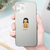 オーナ原始人女性 シール (スマートフォン)