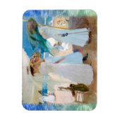 オーニングの下でホアキン・ソローラ マグネット (縦)