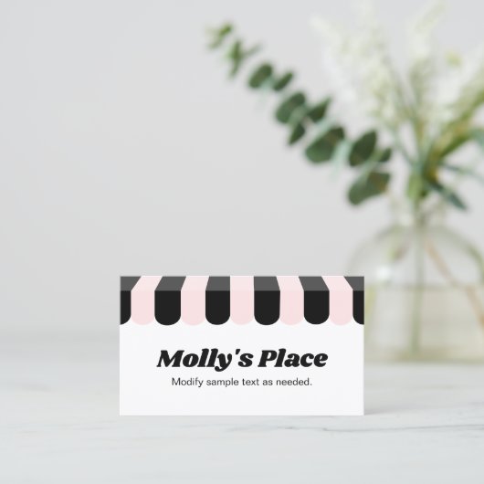 オーニング 名刺 (スタンド正面)