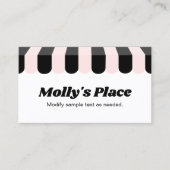 オーニング 名刺 (正面)