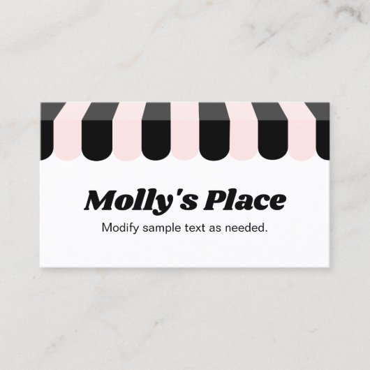 オーニング 名刺 (正面)