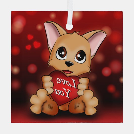 オーネメントエンヴェレレチオットアイメ ガラスオーナメント (裏面)