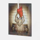 オーネメントエンヴェレ氏ルースターヴィンテージ ガラスオーナメント (正面左)