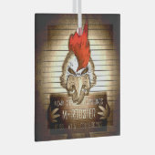 オーネメントエンヴェレ氏ルースターヴィンテージ ガラスオーナメント (正面右)