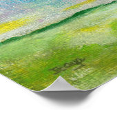 オーハッピーデイプリントポスターオリジナル絵画ズ ポスター (角)