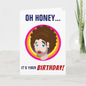 オーハニー同性愛者ハッピーバースデー カード (正面)