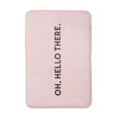 オーハローザースタイポグラフィ | ライトピンクのバスマット バスマット (正面縦)