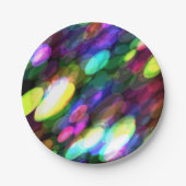 オーバカラフルル紙プレート ペーパープレート (正面)