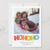 オーバカラフルーリングHO HO CHRISTMAS Wish写真 シーズンカード (正面)