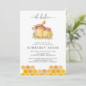 オーバビーイエローウォーター色のまわりにフローラ 招待状 (スタンド正面)