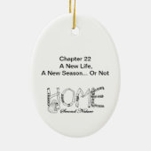 オーバルイーグルオーナメントE15ホームスウォルヘラルディックポーズ セラミックオーナメント (裏面)