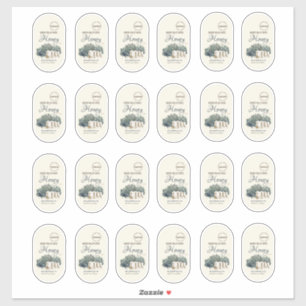 オーバルカスタムステッカー12ozハニーシリンダハネディュー シール