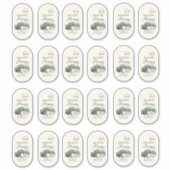 オーバルカスタムステッカー12ozハニーシリンダハネディュー シール (正面)