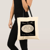 オーバルカスタムフォトトートバッグ |ここに画像を追加 トートバッグ (正面(商品))