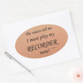 オーバルステッカー遊が必要という声 楕円形シール (封筒)