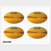 オーバルステッカー – ゴールデンサンライズオーストラリア 楕円形シール (シート)