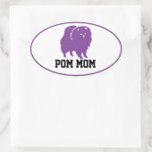 オーバルステッカー – Pom Mom 楕円形シール (バッグ)