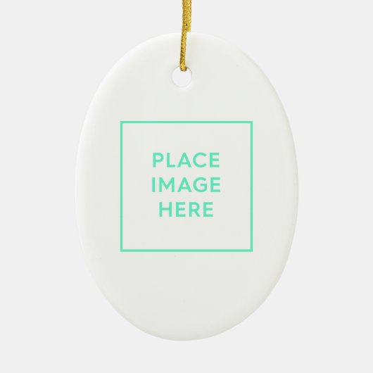 オーバルセラミックオーナメント セラミックオーナメント (正面)