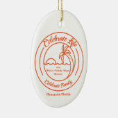 オーバルセラミック懇親会オーナメント セラミックオーナメント (右)