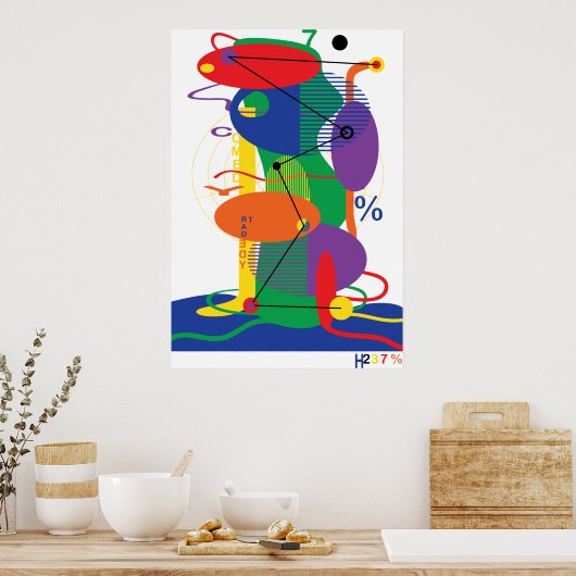 オーバルタウン ポスター (キッチン)