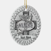 オーバルドヴカスタムナースオーナメント セラミックオーナメント (右)