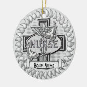 オーバルドヴカスタムナースオーナメント セラミックオーナメント (左)