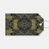 オーバルバンド瑪瑙ジェムストーン4部模様 ギフトタグ (正面(横))