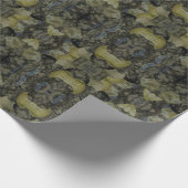 オーバルバンド瑪瑙ジェムストーン4部模様 ラッピングペーパー (角)