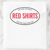 オーバルバンパーステッカー 楕円形シール (バッグ)