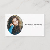 オーバルフォトプロフェッショナル管理ミニマル者 名刺 (正面)