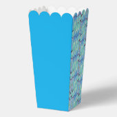 オーバルブルーポップコーンの箱 フェイバーボックス (裏面)