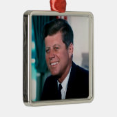 オーバルポートレートジョン・F・ケネディ大統領閣下 メタルオーナメント (右)